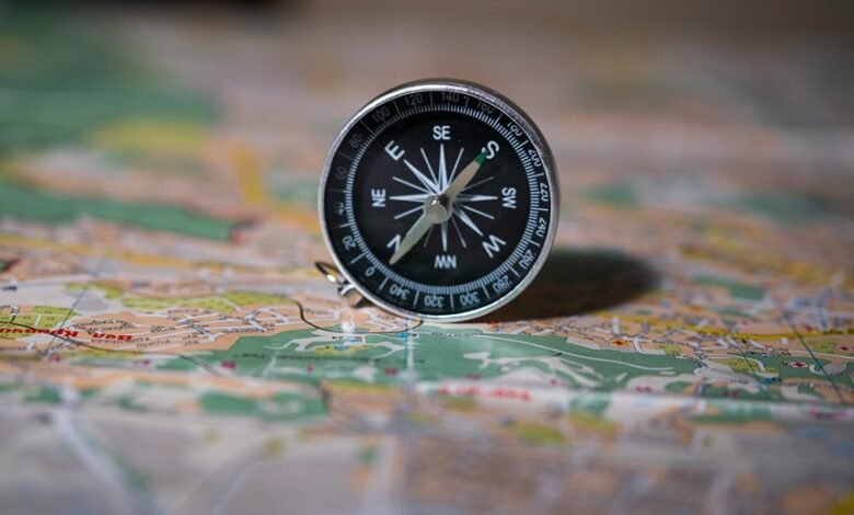 compass for directional navigation